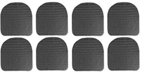 HAC24 8X Antirutschmatte für Stuhlkissen Rutschmatten Stuhlauflagen Gummimatte Kissen