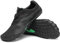 SAGUARO Barfußschuhe Herren Barfuss Schuhe Damen Zehenschuhe Outdoor & Indoor Fitnessschuhe Mit Breite Zehenbox, Vitality III - Barfußschuhe Sattes Schwarz,Gr.47