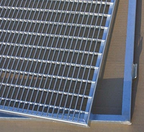 SPH Gitterrost verzinkt 300x800mm mit ZARGE Maschenweite 30x10mm Gesamthöhe 23mm