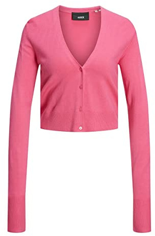JJXX Jack & Jones Jxisabel Ls Soft Cropped Cardigan pour Femme, Rose, M