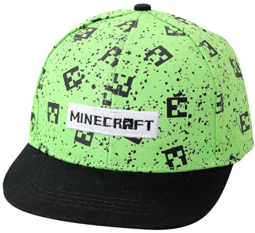 YCVBCY CREE-per Cappello Bambino Miner Berretto da Baseball Creeper Cappellino Cappello Casual Cappellino da Baseball Estivo per Bambini, Ragazzi e Le Ragazze -B