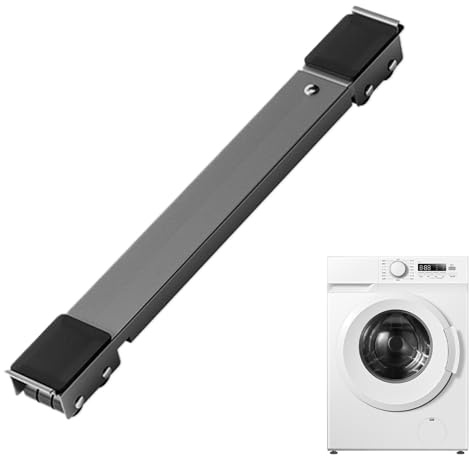 Rouleaux pour appareils électroménagers – Support de déménagement de Meubles, Cadre de Support Coulissant | Base de Charge avec roulettes, Mobile pour Machines à Laver, appareils ménagers, unités de