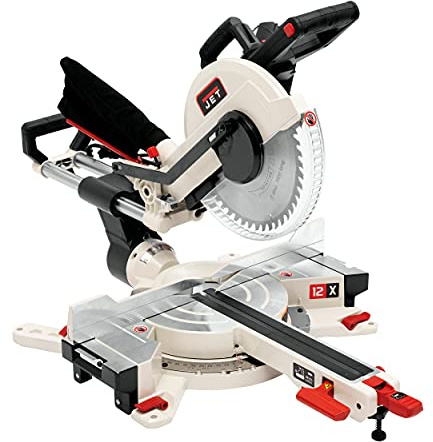 JET 12-Inch Sliding Dual-Bevel Compound Miter Saw, 1Ph 115V (Model JMS-12X)