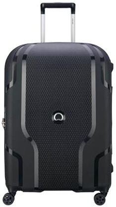 DELSEY Paris – Clavel (Recyceltes Material) – Hartschalenkoffer 70 cm x 47 cm x 28 cm – 77 L – L – Schwarz