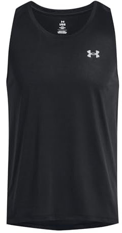 Under Armour Herren Launch Singlet, leichtes atmungsaktives Tank Top, schnelltrocknendes Funktionsshirt mit reflektierenden Details