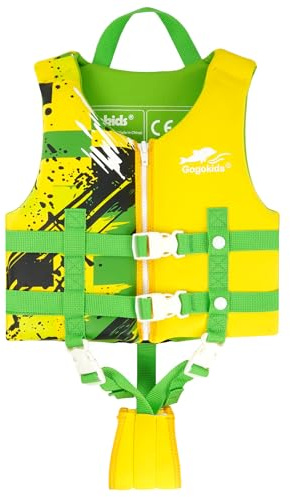 Gogokids Swim Vest Float Jacket - Kids Swimming Training Flotation Buoyancy Swimsuit with Adjustable Safety Straps for 15-35kg Child，Boys Girls Aged 2-9 Years, Perfect for Pool and Swimming lesson