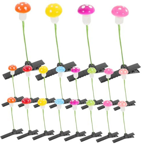 Beaupretty 30pièces Clips à Cheveux Kawaii Forme De Pour Accessoires Amusants Pour Et