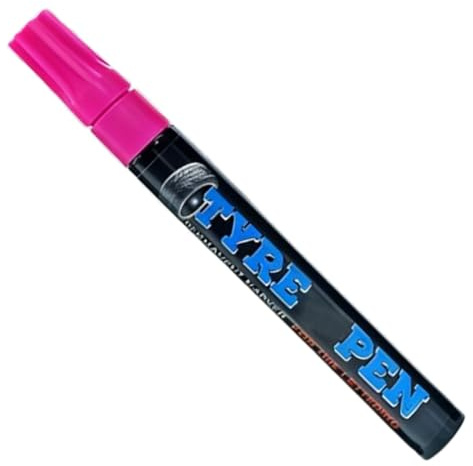 Wisylizv Marqueur pour pneus | Marqueur de pneus à séchage rapide permanent et non effaçable - Marqueur pour dessin sur caoutchouc et bois - Pour véhicules motos, vélos, métal verre