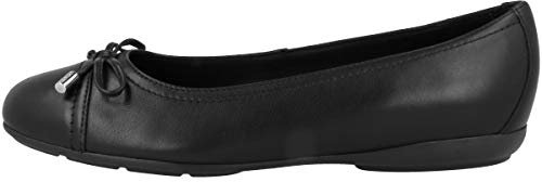 Geox Womens D Annytah Ballerina, Black, 5 UK