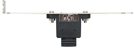 Blendend SATA zu eSATA Adapterkabel in Halterung, unterstützt sowohl SATA als auch eSATA, Länge 0,5 m, OEM-Qualität, ideal zum Verbinden von Geräten mit verschiedenen Schnittstellen.