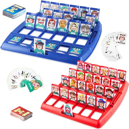 Guess Character Game, Board Games Guess Animal, Funny Family Guessing Game Include Character Sheets, Animals, Parent Child Educational Games for Kids