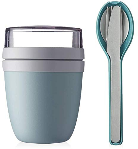 Mepal Lunchpot Plus Besteckset Frühstücksset to Go Becher (Nordic Green)