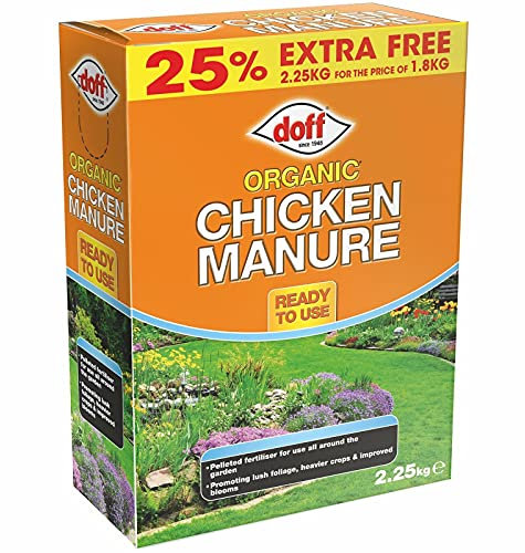 Doff Organic Pelleted Chicken Manure Fertiliser, Orange