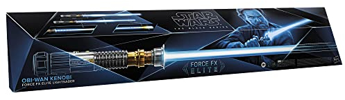 Star Wars The Black Series Obi-Wan Kenobi Force FX Elite Lightsaber Collectible with Advanced LED and Sound Effects
