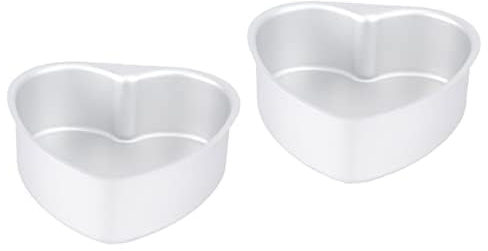 SHERCHPRY Heart Cake Tin Love Cake Mould Heart Shaped Cake Pans Removable Cake Baking Tray Cheesecake Molds Baking Tool for Valentine's Day Wedding
