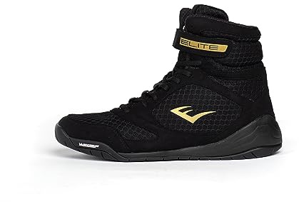 Everlast Elite V2 Boxschuhe: Ihr ultimativer Trainingsbegleiter f r Exzellenz und Haltbarkeit Boxschuhe, Elite 2 Schuhe, Trainingsschuhe, Schwarz, 44.5 EU