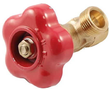 JCAKES Acoplamiento de válvula de Cierre de ángulo de Gas licuado de petróleo GLP 22,6 mm x 24 mm