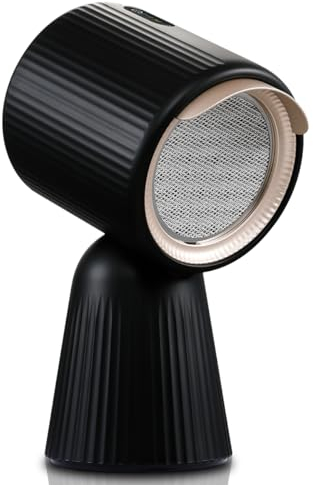 SNDOAS Campana Extractora, 180 m³/h Fuerte Succión, 3 Velocidades de Potencia, Recirculación con Filtro de Carbón, Para el Hogar, Cocinas Pequeñas, Autocaravanas, Negro