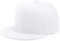 ASD Accessories Berretto da baseball con visiera piatta, cinturino regolabile, protezione solare, elegante cappello sportivo all'aperto, bianco, Taglia unica