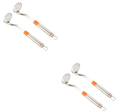 Trituradoras de patatas, 2 piezas Prensa de patatas Trituradora de patatas Trituradora manual de patatas Trituradora manual de patatas Herramienta de cocina for patatas Bebé Arroz Herramientas for beb