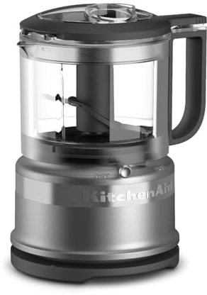 KitchenAid Chopper KFC3516CU 3.5-Cup Mini Food Processor-Contour Silver, Plastic