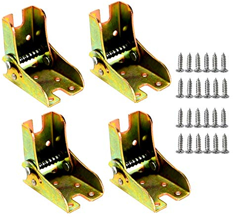 4 klappbare Ständer - Selbstsichernde Scharnierbeschläge und Klemmen - Klappbare Tischbeine - Klappbare Arbeitsplatte - Küchen-Klapptischverlängerung (farbig)