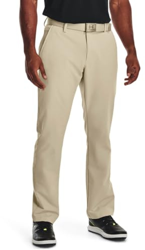 Under Armour Men's Matchplay Golf Pants, 289 Beige, 36/32