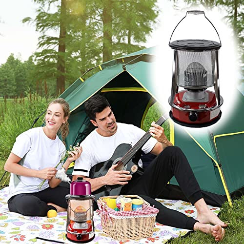 Stufa da campeggio di emergenza Riscaldatore a cherosene Riscaldatori a olio a convezione a 360° Senza riscaldatore elettrico Stufa Riscaldamento di emergenza per patio 25 metri quadrati Bruciat