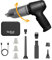 Turbotastic Pro 3in1 Handstaubsauger Standard Set: Leistungsstarker Sauger mit Power-Modus, Druckluft- und Vakuumfunktion, 2 Jahre Garantie inkl. Filter - Ideal für Haus, Garten und Auto