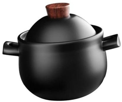 VINTORKY Casserole Capacité Pour Pot à Soupe Antiadhésif Avec Couvercle Pour Braiser Et Préparer Plats Maison Cuisinière à
