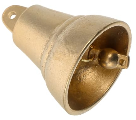 Cabilock Campana de Latón Vintage para Manualidades DIY Decoración Retro para Jardín Hogar Oficina y Fiestas Navideñas Boda y Halloween