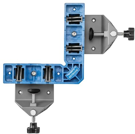 Rockler Clamp-It Corner Woodworking Jig - 90 Degree Corner Clamp for Woodworking, Cabinet Assembly & Casework - Right Angle Clamping Jig for Precise Panel Positioning, Wood Clamps & Carpentry Tools