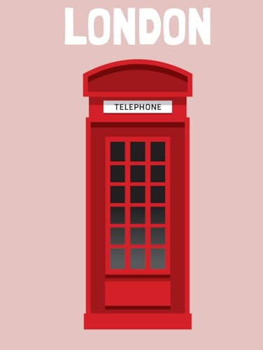 Travel Photo Album -London: A Beautiful Scrapbook with Blank Pages for Your Travel Memories