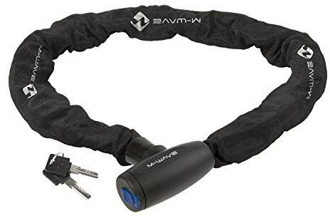M-Wave, Candado de Cadena C 10.11, Adultos Unisex, Negro