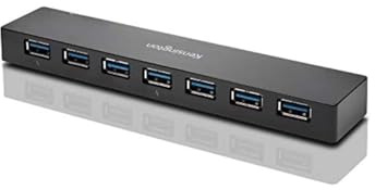 Kensington K39123AM UH7000C USB 3.0 7-Port Hub with Charging