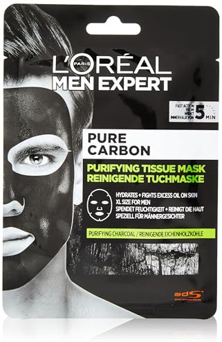 L'Oreal Paris Face Mask, Black, 30 g (Pack of 1)
