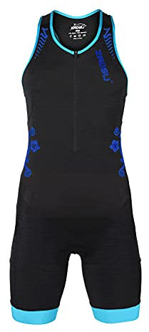 ZAOSU Trisuit Z-Solar High Performance Triathlon Einteiler für Damen, Größe:S