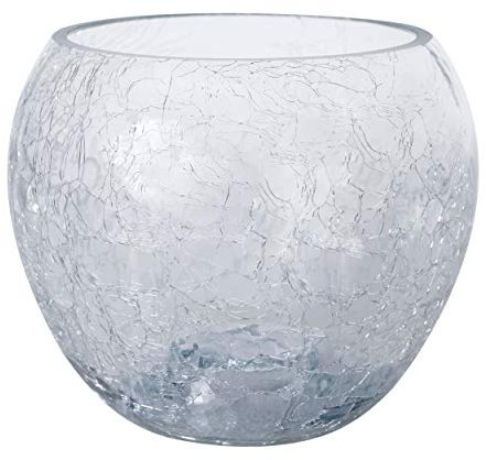 botle Orchideentopf Glas Kugel rund Übertopf Blumentopf Pflanzgefäß D 18 cm H 15 cm
