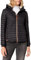 camel active Damen leichte Steppjacke mit Abnehmbarer Kapuze Schwarz, womenswear-46