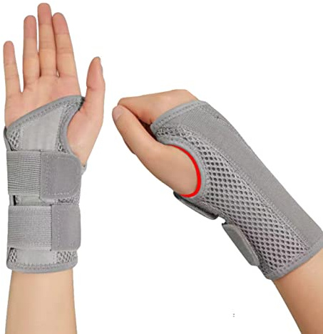 NAGSOFE Wrist Brace for Carpal Tunnel Relief Night Support, Hand Brace with 2 Stays for Women Men, Adjustable Wrist Support Splint for Right Left Hands for Tendonitis, Arthritis, Sprains