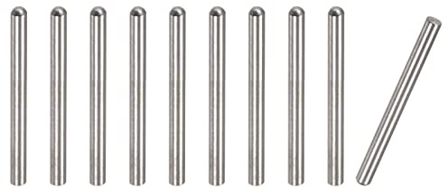 sourcing map 10 st. 4 x 35 mm passstift 304 rostfritt stål runt huvud platt fästelement