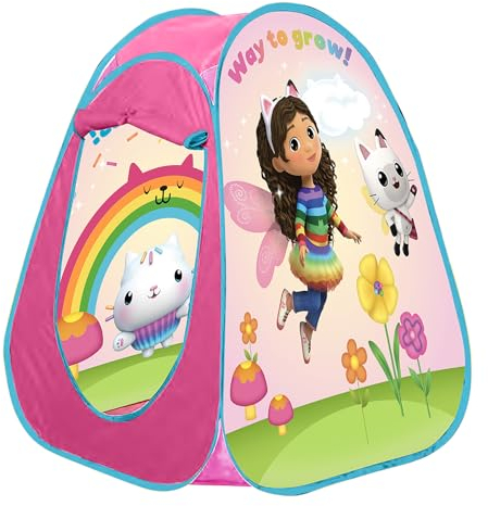 John Pop up Spielzelt original Gabby´s Dollhouse rosa mit Carrybag