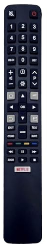 JZK Replacement Remote for TCL TV Remote Control YAI3 YUI2 YU14 YUI1 YU11 65C2, TV remote controller for TCL Thomson television 32DS520 49DP600 49S6000FS 50DP600 F43S5916 H32S591S