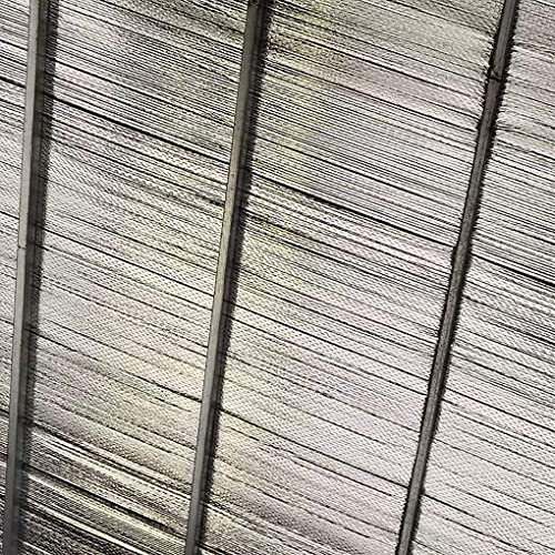 Kit d'isolation à bulles en aluminium pour garage, mur, grenier, sol, double feuille de radiateur, barrière anti-vapeur, isolation réfléchissante, auto-adhésive, 1 x 15 m, idéal pour abri de jardin de