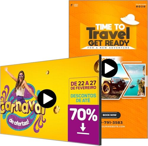 Digital Signage Slim Fit 32 Pollice FHD 700nits Montaggio A Parete Frameless Display Commerciale Display LCD Monitor Pubblicità Schermo 4-64GB Android 11.0 con HDMI in