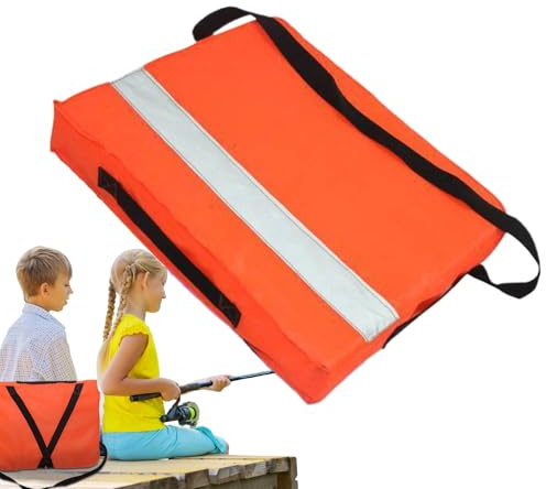 Hitburu Bouée de Lancement pour Bateau | Coussin De Flottaison Utilitaire - Bouée De Sauvetage avec Dispositif De Sauvetage À Sangle pour Natation, Mer, Piscine, Planche À Paddle, Canoës, Quai