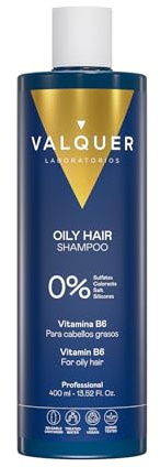 Valquer Profesional Shampoo - Ãƒâ€“lregulierendes Shampoo fÃƒ¼r fettiges Haar - schÃƒ¤umend - 400 ml
