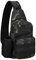 Protector Plus Taktische Sling Bag Military MOLLE Crossbody Pack Brust Schulter Rucksack (Patch im Lieferumfang enthalten), Schwarz-Camo, Medium, Laptop