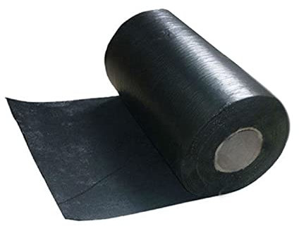 Tela asfaltica autoadhesiva cinta impermeable Negro Calzada Cinta Reparadora De Grietas En El Asfalto, Parche De Asfalto Autoadhesivo Impermeable Para Escuela, Patio Y Camino De Cemento (Color : WxL