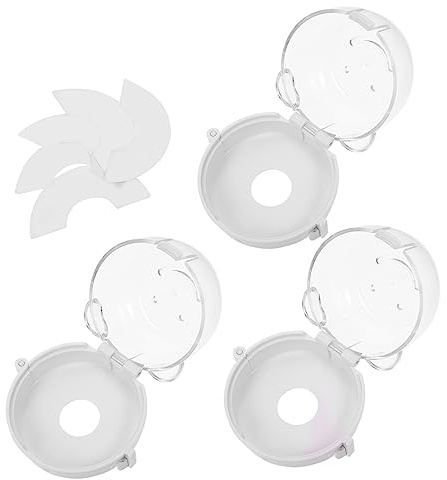 TOYANDONA 2 Set Di Coperture Di Sicurezza Per Fornelli A Gas Blocco Di Sicurezza Per Bambini Protezione Di Sicurezza Per Cucina Non-design 3 Pezzi*2